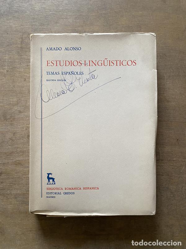 Libros: Estudios Ling�isticos - Alonso Amado - Foto 1