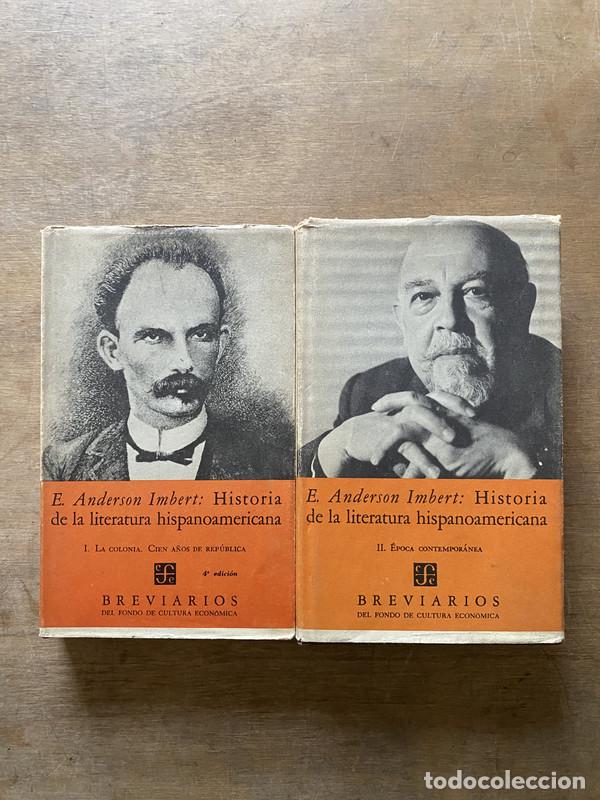 books: Historia de la literatura hispanoamericana - Anderson Imbert Enrique