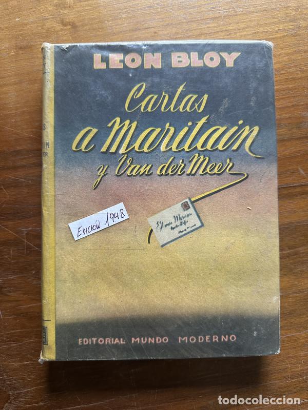 Libros: Cartas a Maritain y Van der Meer - Bloy Leon - Foto 1