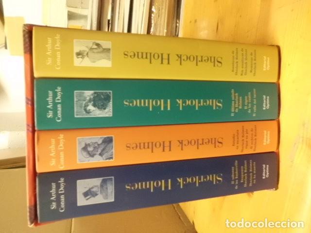 Libros: SHERLOCK HOLMES SIR ARTHUR CONAN DOYLE OBRA COMPLETA 4 TOMOS