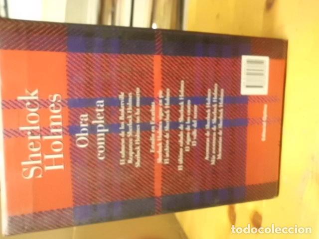 Libros: SHERLOCK HOLMES SIR ARTHUR CONAN DOYLE OBRA COMPLETA 4 TOMOS - Foto 3