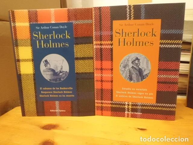 Libros: SHERLOCK HOLMES SIR ARTHUR CONAN DOYLE OBRA COMPLETA 4 TOMOS - Foto 4