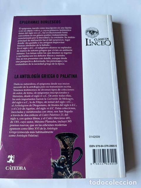 Libros: Epigramas burlescos -C&aacute;tedra- - Foto 2
