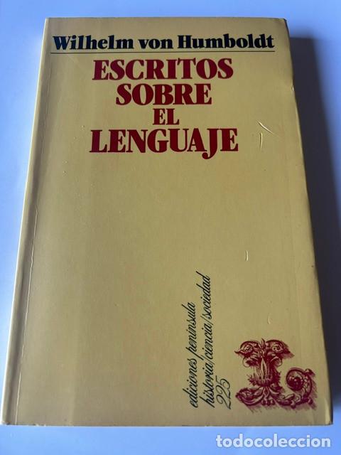 Libros: Escritos sobre el lenguaje -Humboldt-