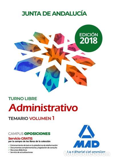 Livros em segunda m&atilde;o: Administrativos de la Junta de Andaluc&iacute;a. Turno Libre. Temario Volumen 1- 9788414216521