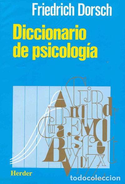 Libros: Diccionario de Psicolog&iacute;a- 9788425410260