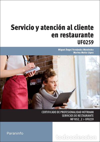 Libros: Servicio y atenci&oacute;n al cliente en restaurante- 9788428398763
