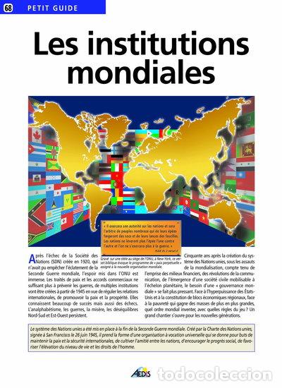 B&uuml;cher: Les institutions mondiales- 9782842590987