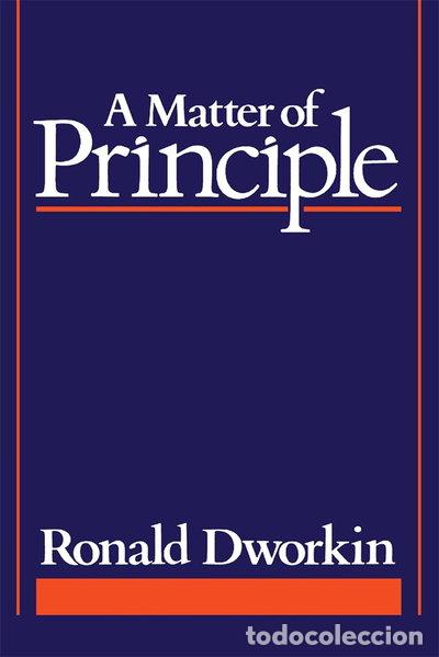 books: A Matter of Principle- 9780674554610