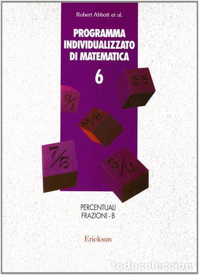 Libros: Programma individualizzato di matematica 6- 9788879460279