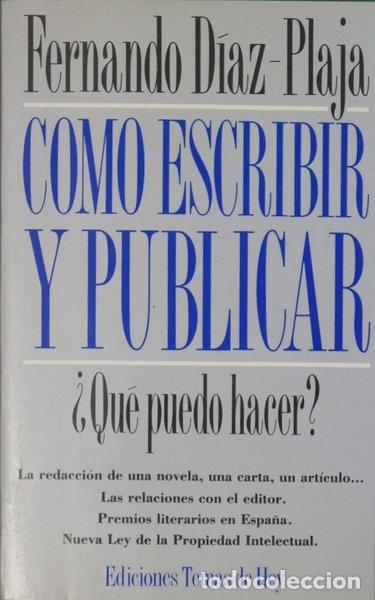 B&uuml;cher: C&oacute;mo escribir y publicar- 9788486675271