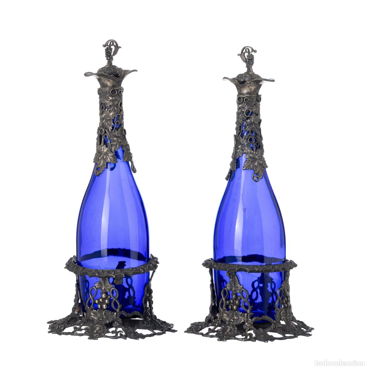 books: Decoraci&oacute;n - Par de botellas - Siglo XIX
