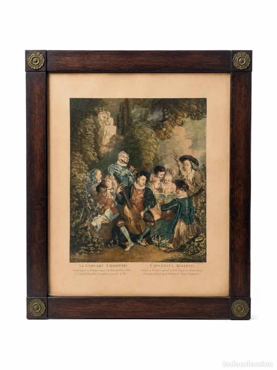 books: Grabado - Jean-Antoine Watteau de 1735