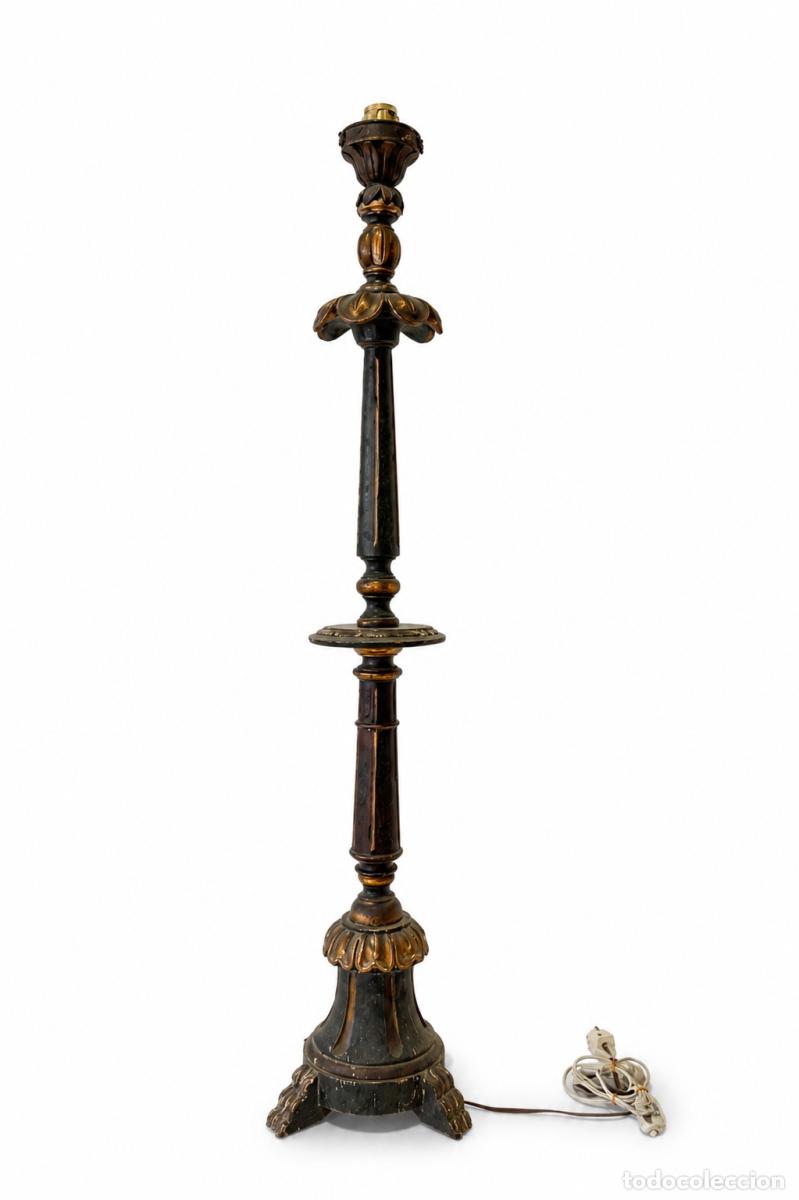books: Mobiliario - Gran soporte para antorcha - Siglo XIX (141 cm)