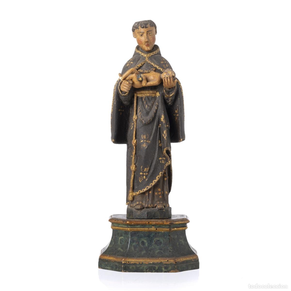 Libros: Marfil - San Antonio con el Ni&ntilde;o Jes&uacute;s - Siglo XVII