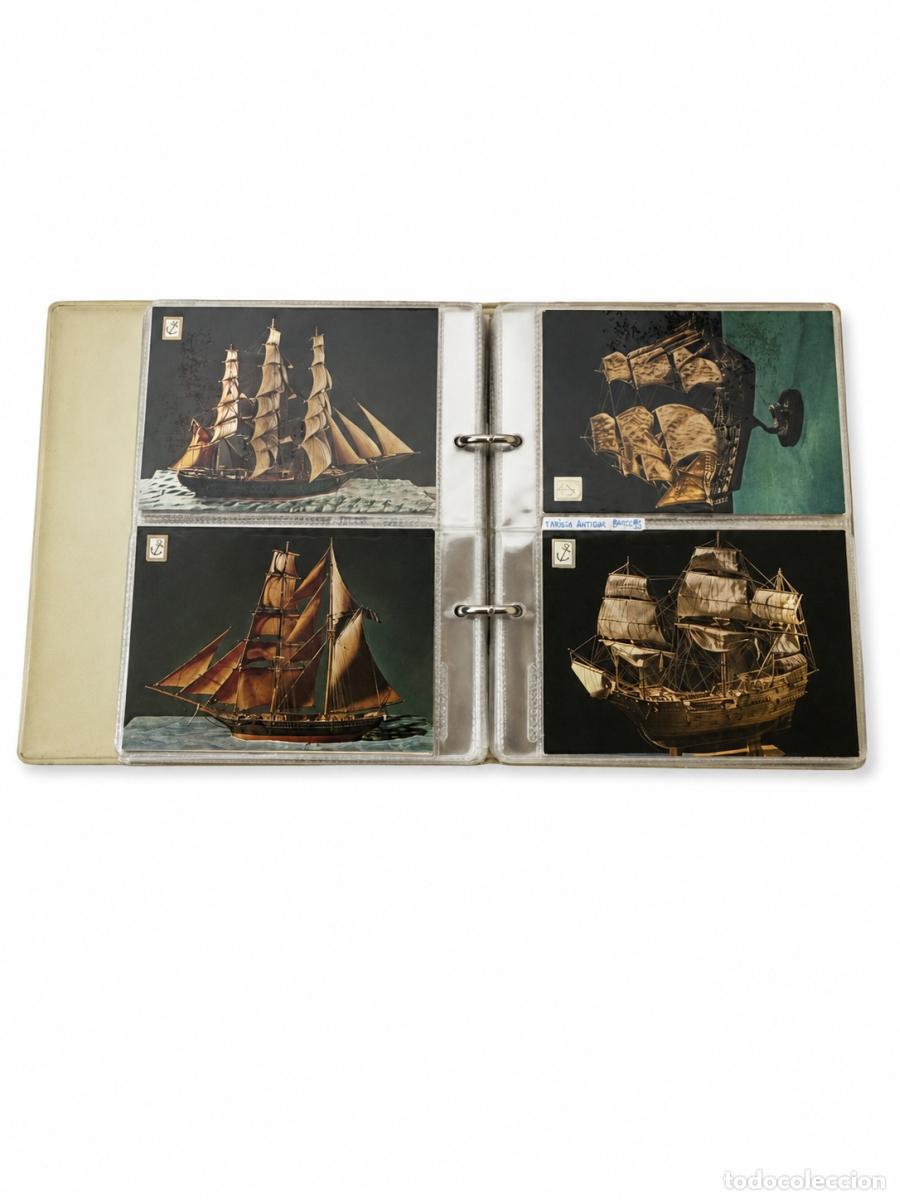 Livros em segunda m&atilde;o: Postales - &Aacute;lbum de 100 postales ilustradas - barcos