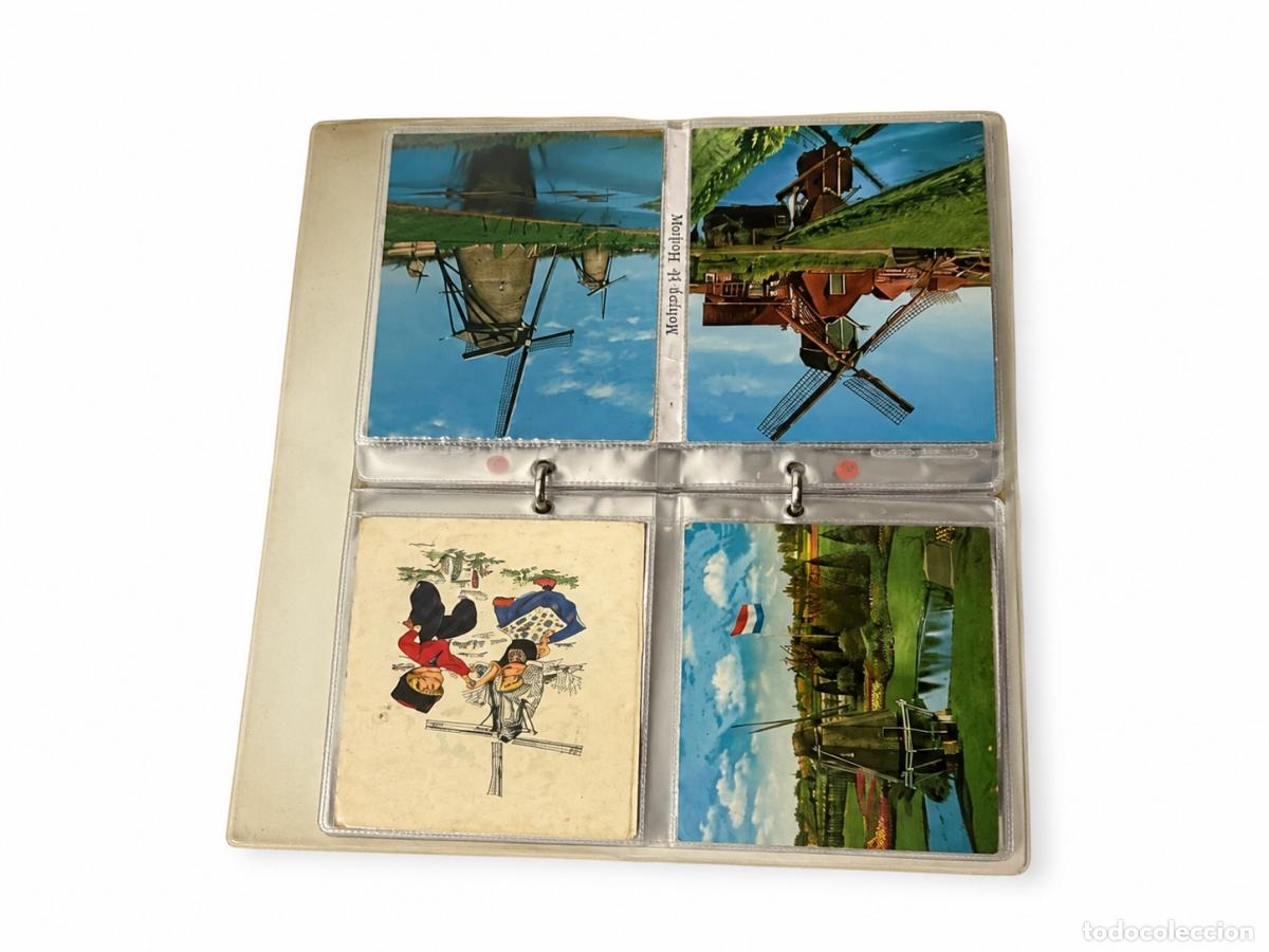 Livres: Postales - &Aacute;lbum de 85 postales ilustradas - molinos de viento