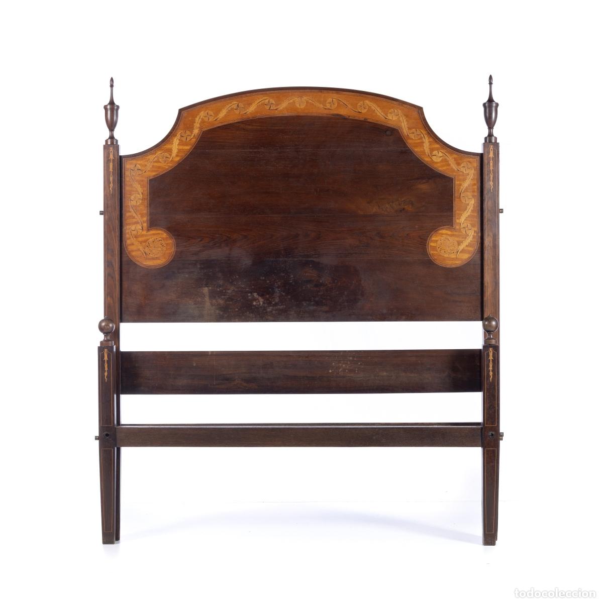 Libros: Muebles - Cama D. Maria, de palisandro - siglo XIX - Foto 1