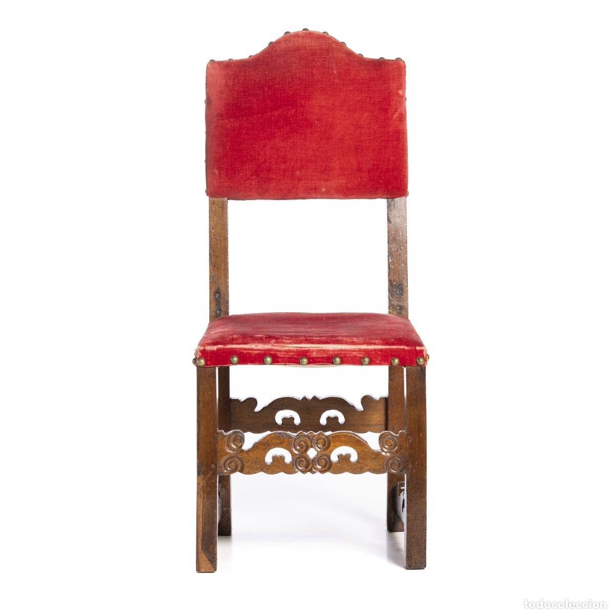Libros: Mobiliario - Silla - Siglo XVII