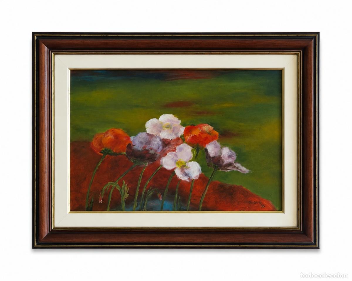Libri di seconda mano: Pintura - Jusa (siglo XX) - Flores 1995 (firmada)
