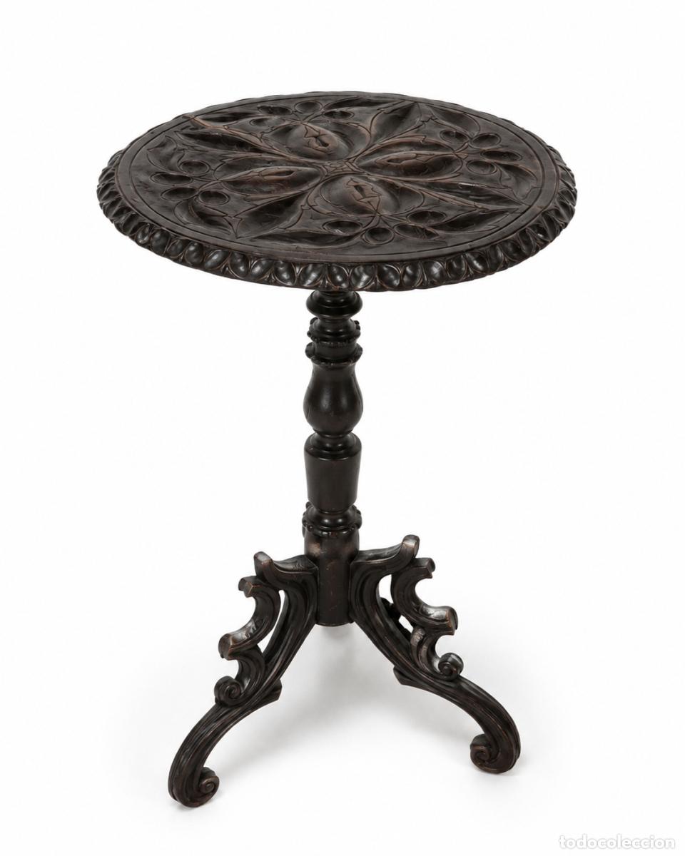 books: Muebles - Mesita auxiliar - Siglo XIX
