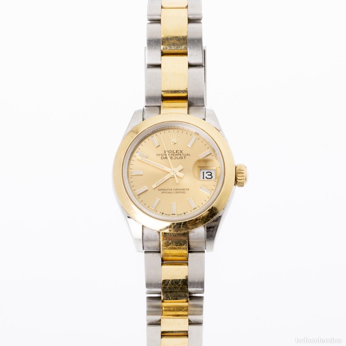 Libros: Reloj de pulsera - Rolex Oyster Perpetual Datejust de oro de 18 quilates