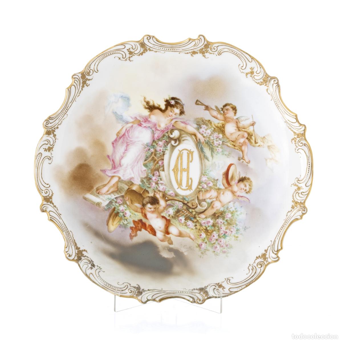Libros: Plato de porcelana (40 cm)