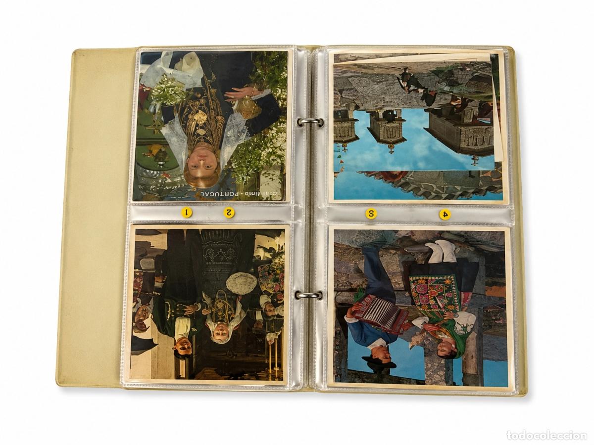 Libros: Postales - &Aacute;lbum de postales ilustradas - paisajes, costumbres y tradiciones