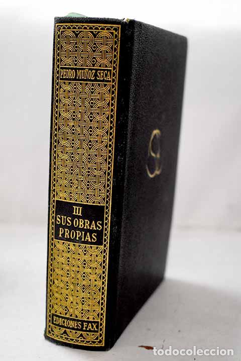 Libros: Obras completas, Tomo III.- Mu&ntilde;oz Seca, Pedro