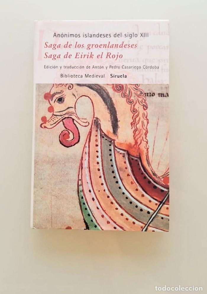 books: Saga de los groenlandeses, Saga de Eirik el Rojo, Biblioteca Medieval, Siruela, an&oacute;nimos islandeses