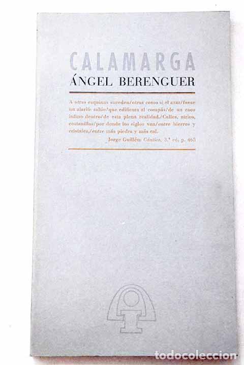 Libros: Calamarga: Berenguer, &Aacute;ngel.- Berenguer, &Aacute;ngel