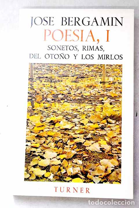 B&uuml;cher: Poes&iacute;a, Tomo I: Bergam&iacute;n, Jos&eacute;.- Bergam&iacute;n, Jos&eacute;
