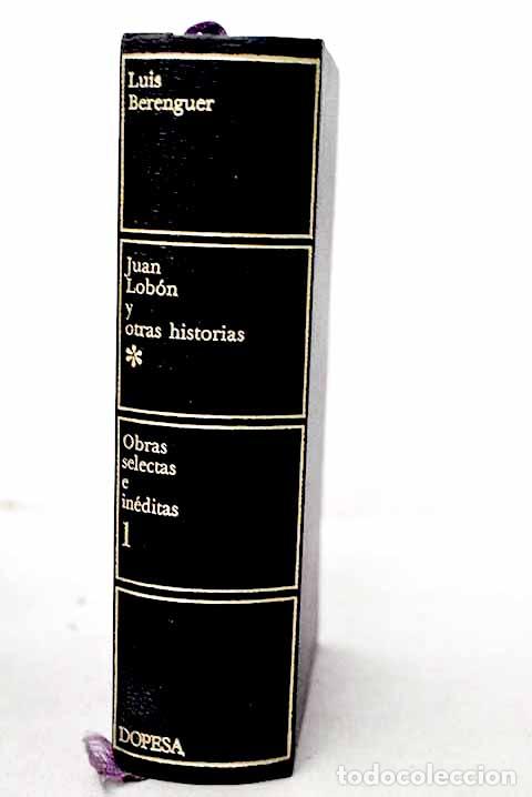 Livros em segunda m&atilde;o: Obras selectas e in&eacute;ditas.- Berenguer, Luis