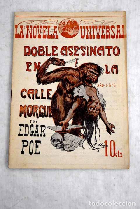 Libros: Doble asesinato en la calle Morgue: El retrato oval.- Poe, Edgar Allan