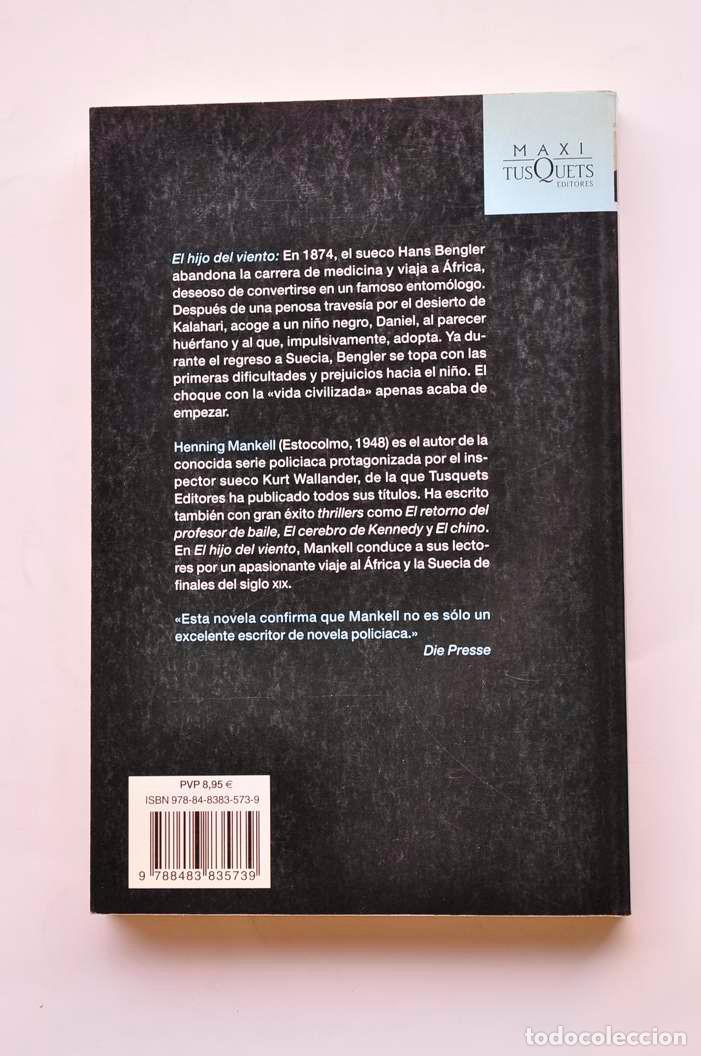 Libros: El hijo del viento - MANKELL Henning - Foto 3