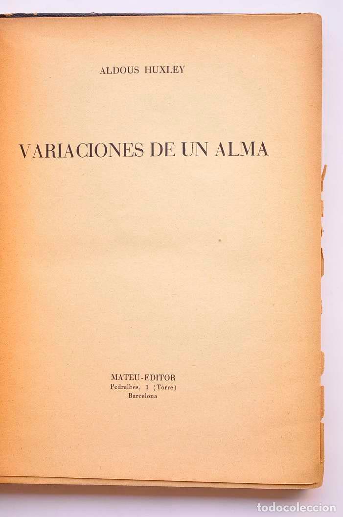 Libros: Variaciones de un alma - HUXLEY, Aldous - Foto 2