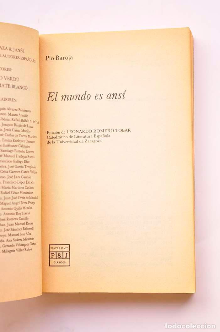 Libros: El mundo es ans&iacute; - BAROJA, P&iacute;o - Foto 2
