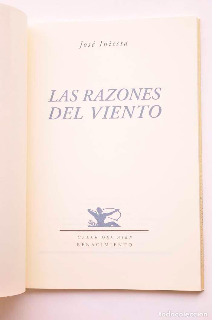 Libros: Las razones del viento - INIESTA, Jos&eacute; - Foto 2