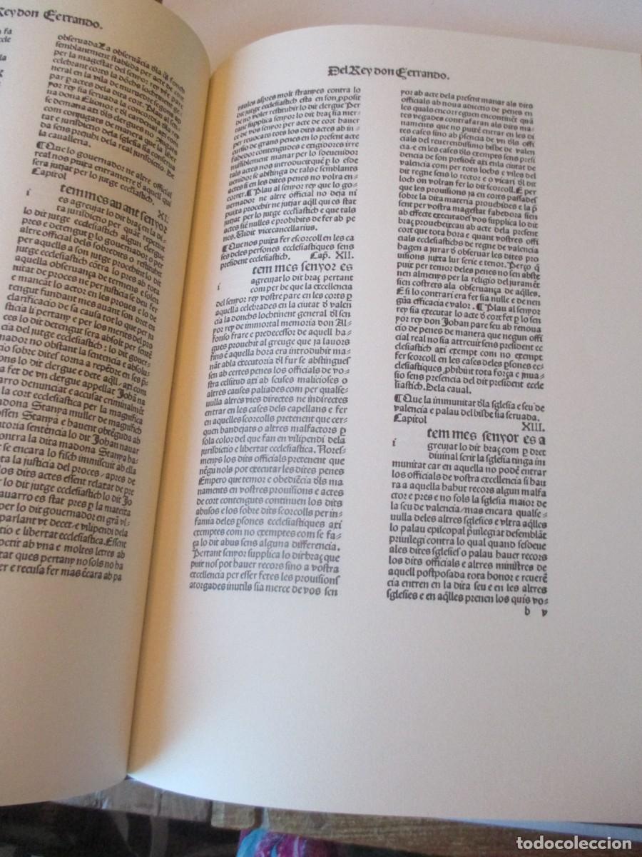 Libros: Furs D&acute;Oriola ( Facsimil ) ( 2 tomos ) W41136 - Foto 5