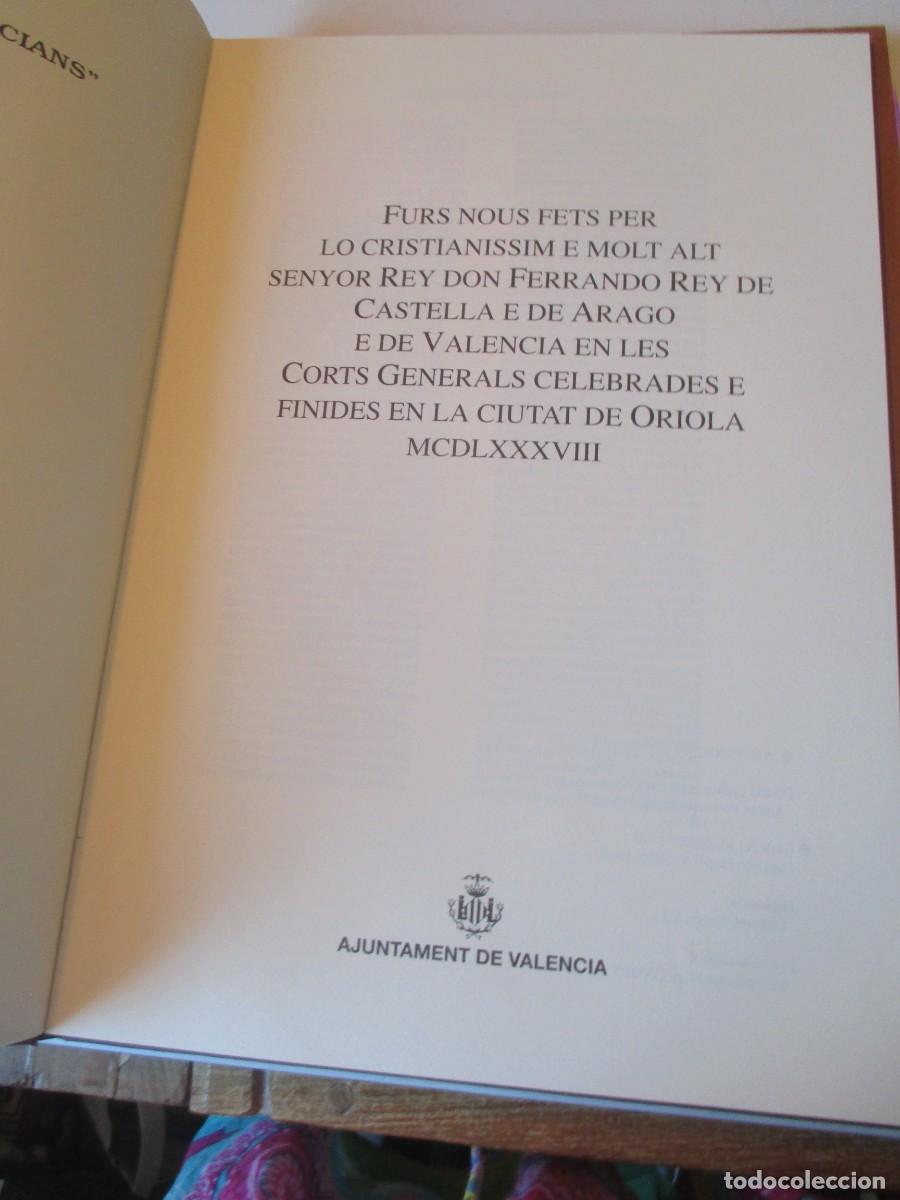 Libros: Furs D&acute;Oriola ( Facsimil ) ( 2 tomos ) W41136 - Foto 6