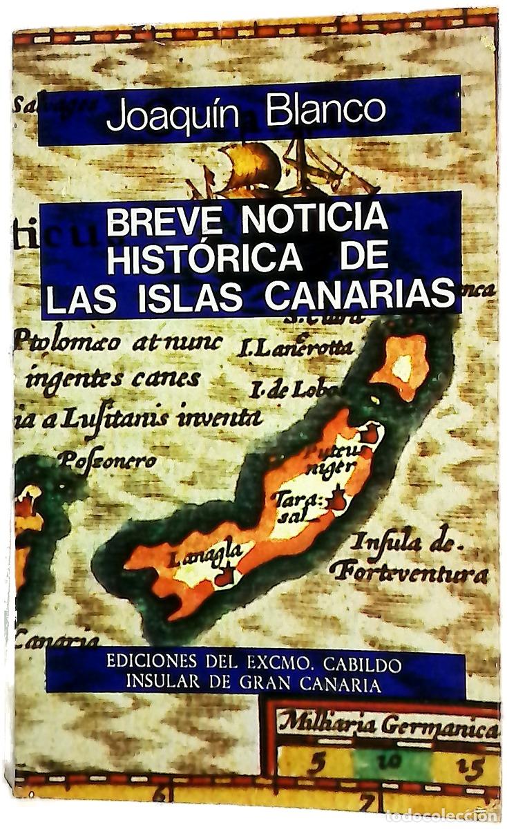 Libros: Breve noticia hist&oacute;rica de las Islas Canarias