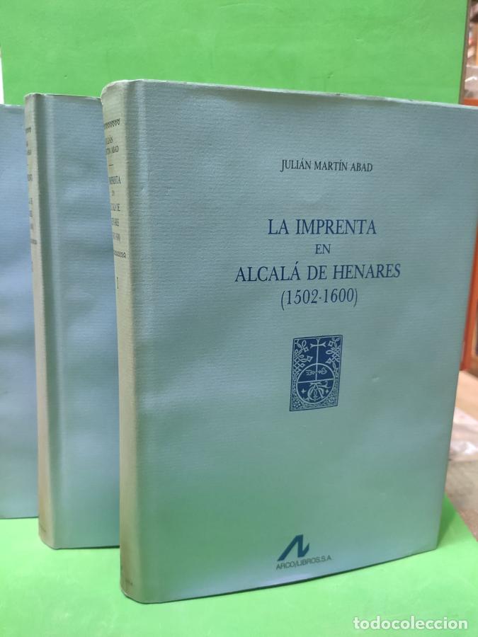 Libros: La imprenta en Alcal&aacute; de Henares: (1502-1600) (3 vols.) - Mart&iacute;n Abad, Juli&aacute;n