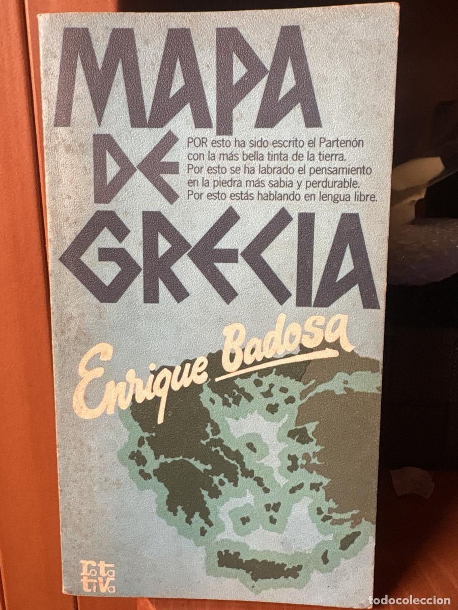 Libros: Mapa de Grecia - Enrique Badosa tdk476 - Foto 1