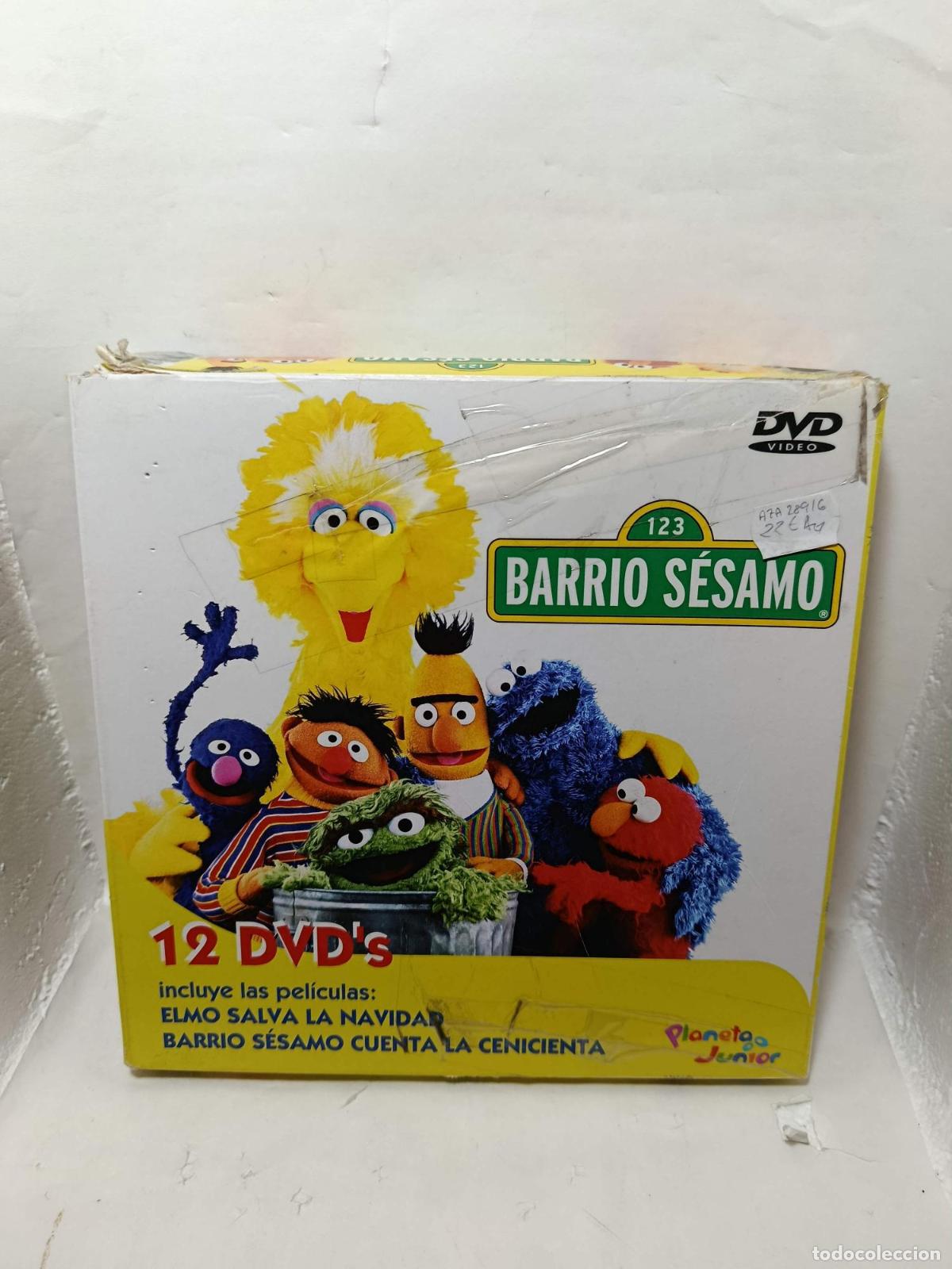 Libros: BARRIO SESAMO 123, 12 DVDs -