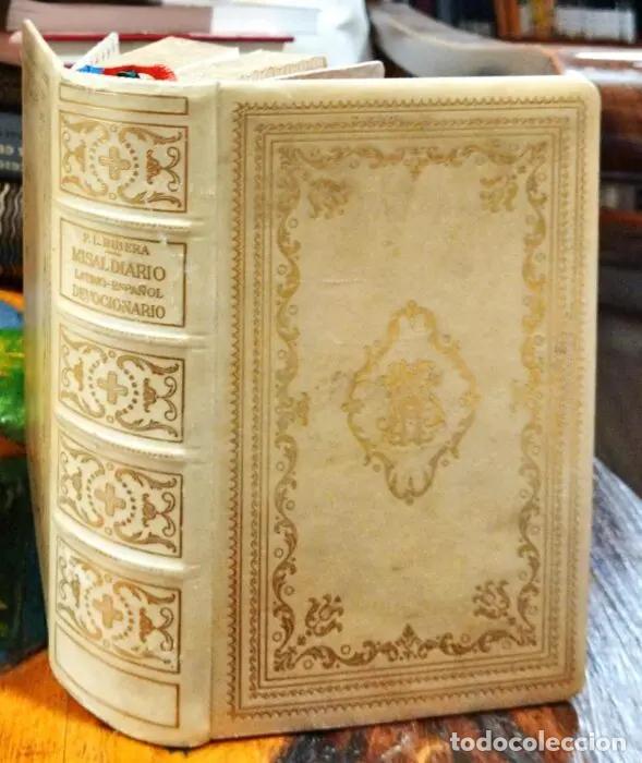 Libros: Misal diario latino-espa&ntilde;ol y devocionario - P. LUIS RIBERA CMF.