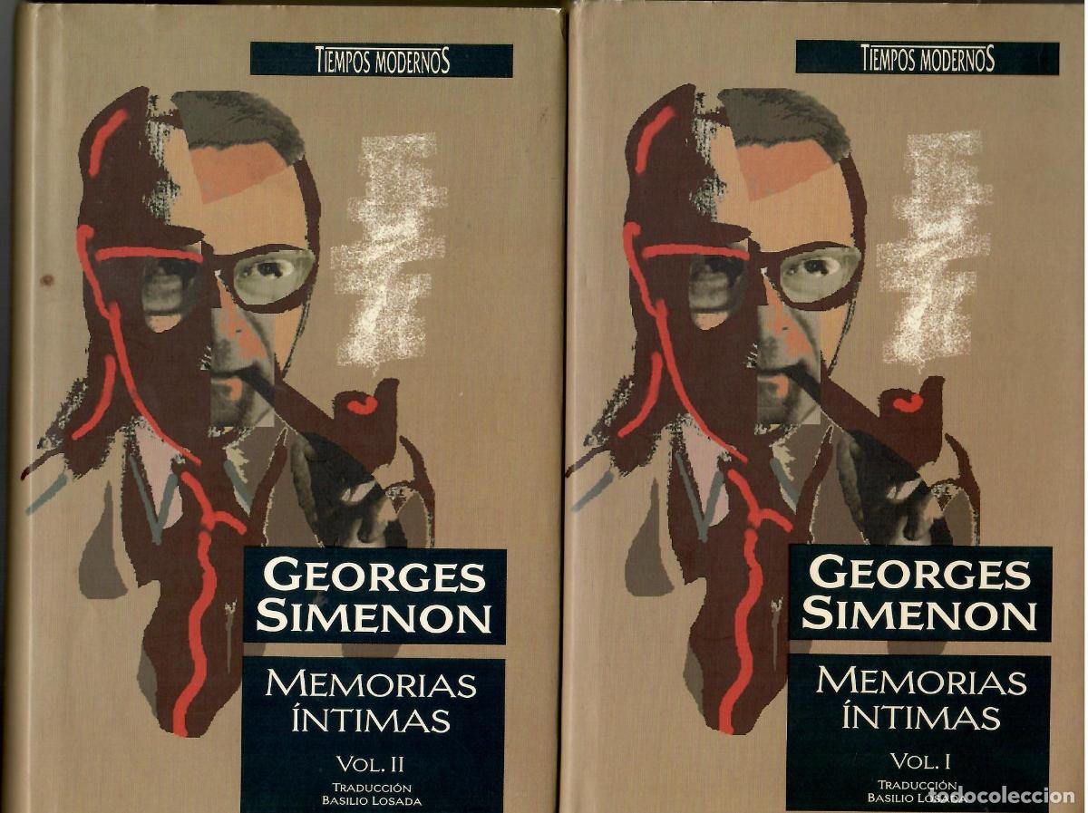 Libros: Memorias &iacute;ntimas. 2 vols. - Georges Simenon.