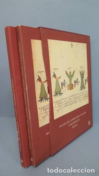 Libros: Pintura del gobernador, alcaldes y regidores de M&eacute;xico. Estuche con 2 vol&uacute;menes.