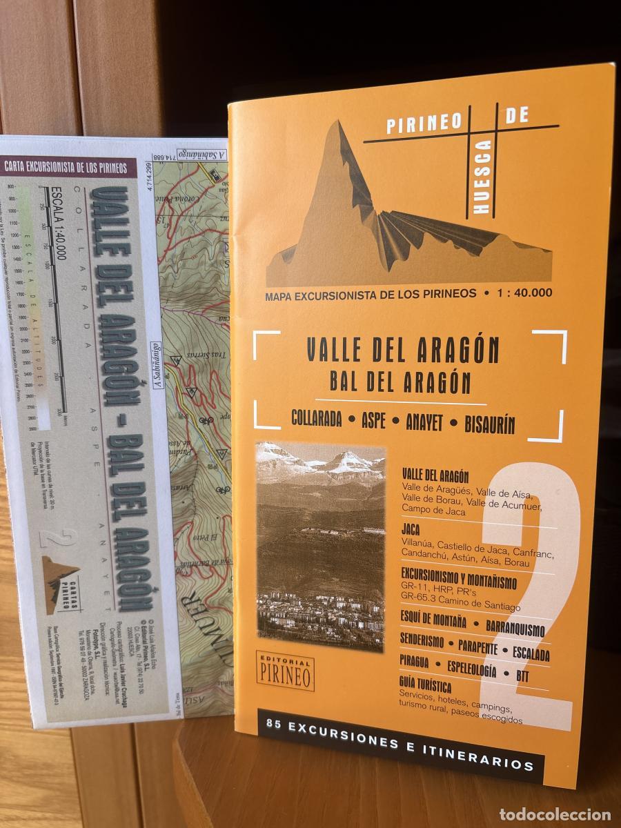 Libros: Gu&iacute;a mapa excursionista del valle del Arag&oacute;n-Bal Del Arag&oacute;n. escala 1:40.000 - Jos&eacute; Luis A&ntilde;a&ntilde;os echo