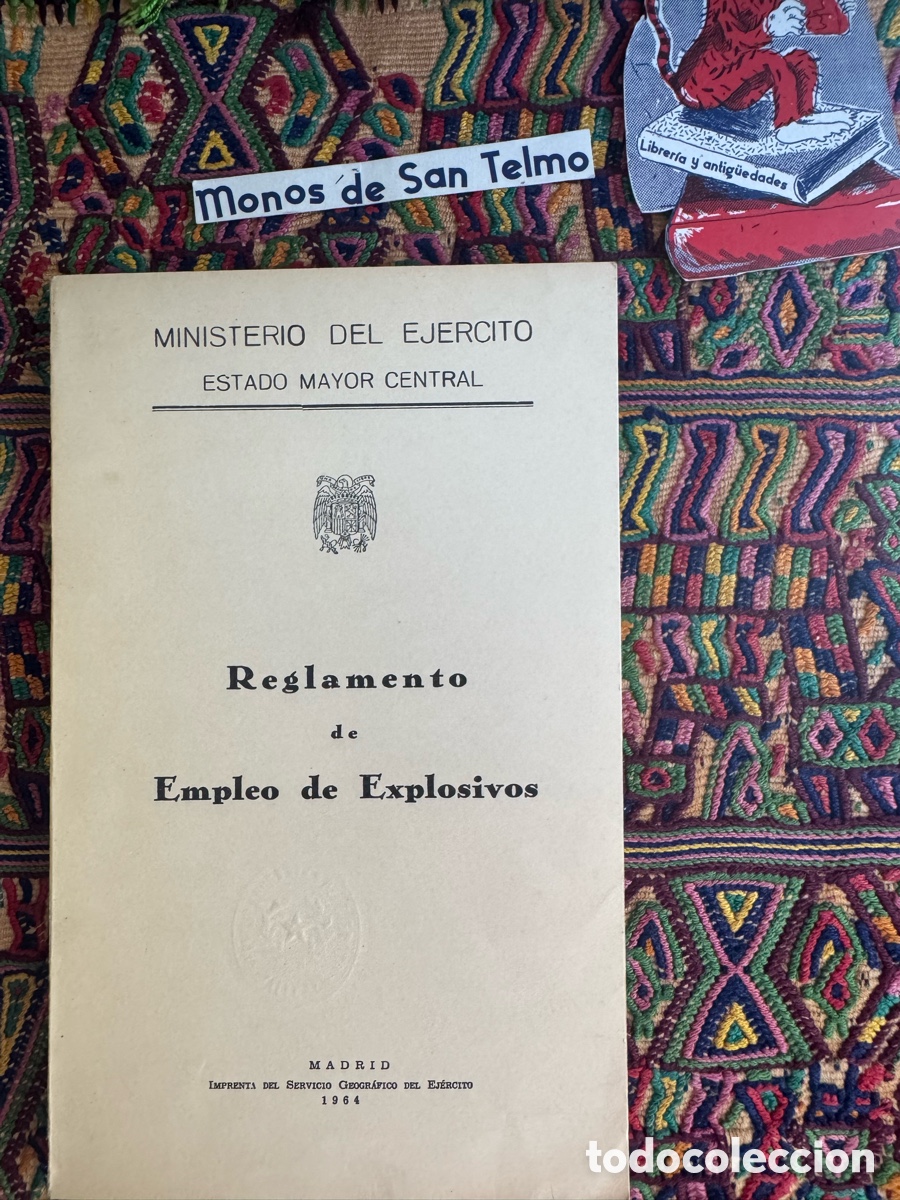 B&uuml;cher: Reglamento de Empleo de explosivos 1964 Ministerio del Ej&eacute;rcito
