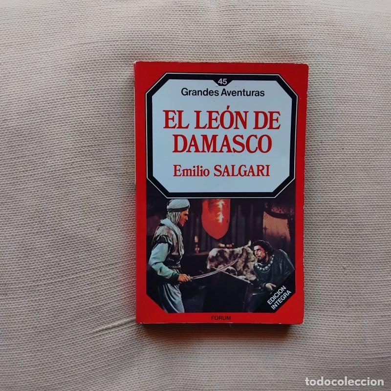 books: El le&oacute;n de Damasco - Emilio Salgari